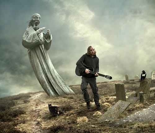 Photoshop photo manipulation by Mattijn Fransen - entertaining the dead