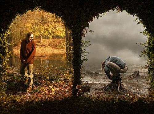 Photoshop photo manipulation by Mattijn Fransen - like before