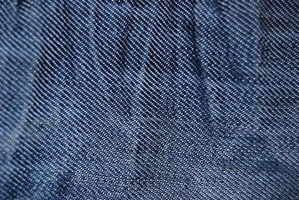 Crumpled Blue Jeans Texture