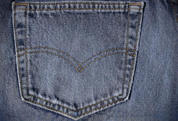 Blue Jeans Pocket Texture