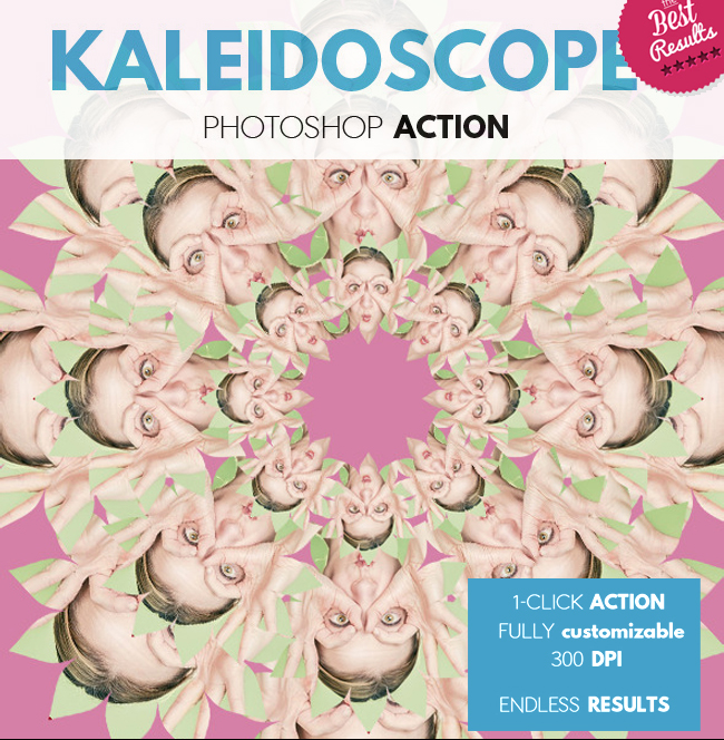 Kaleidoscope Effect Photoshop