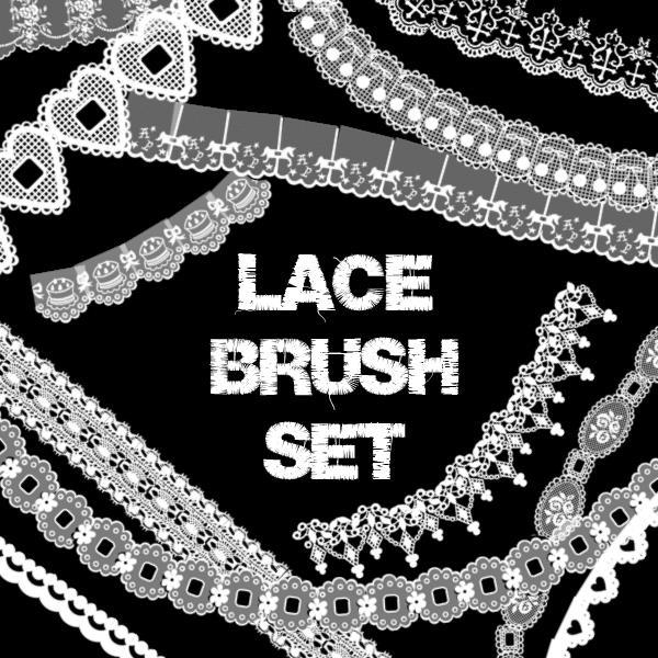 Lace Embroidery PS Brush Set