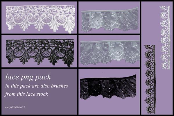 Lace png and lace brushes