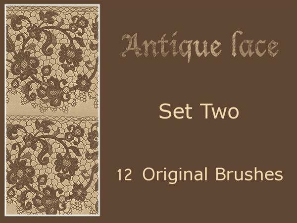Vintage Lace Brushes Pack