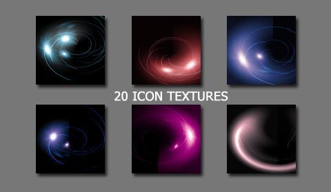 20 Light Flare Icon Textures