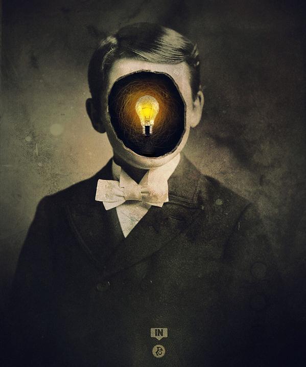 Light Bulb Creative Ming Photo Manipulation