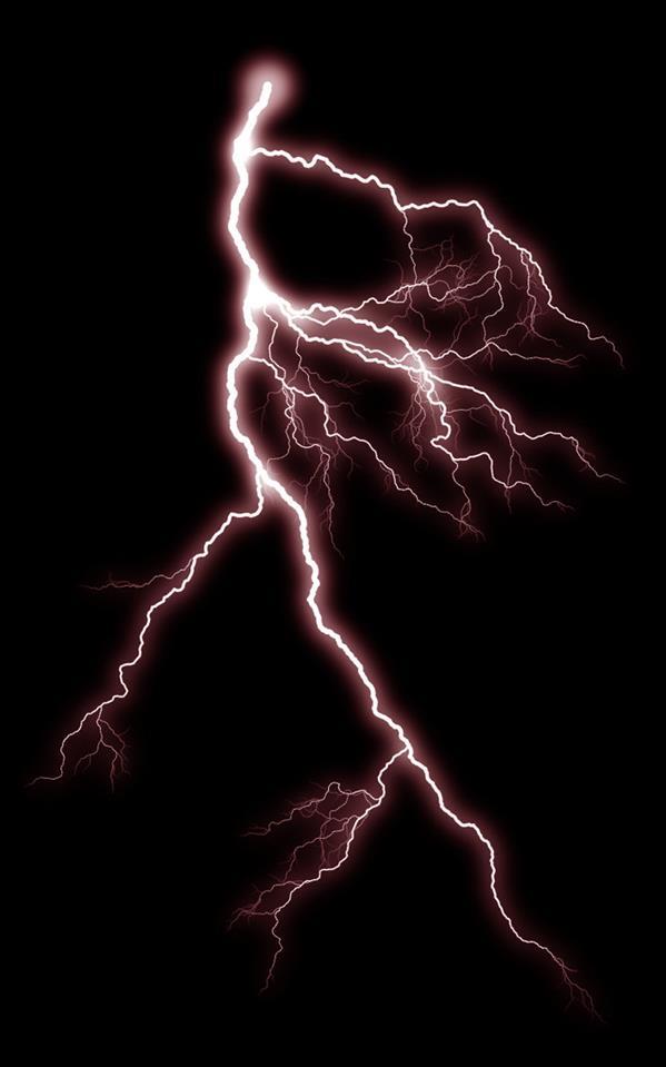 Stroke of lightning texture