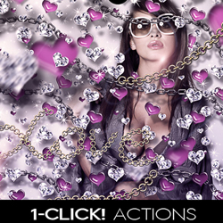 Luxury Photos With Sparkle Diamonds Using Photoshop Actions psd-dude.com Resources