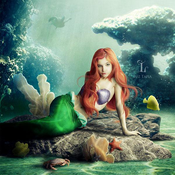 Little Mermaid Photo Manipulation