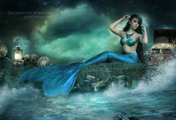 Mermaid Awaits Photoshop Manipulation