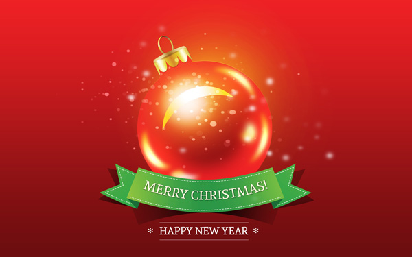 New Year And Christmas Greeting Card Photoshop Tutorial