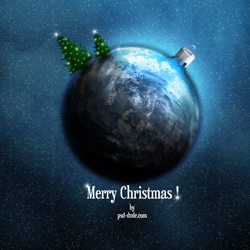 Xmas <span class='searchHighlight'>Space</span> Theme Wallpaper for Your Desktop psd-dude.com Resources