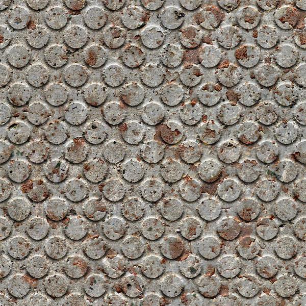 Seamless rusted metal texture