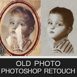 Old Photo Retouch and Repair Photoshop Tutorials psd-dude.com Resources