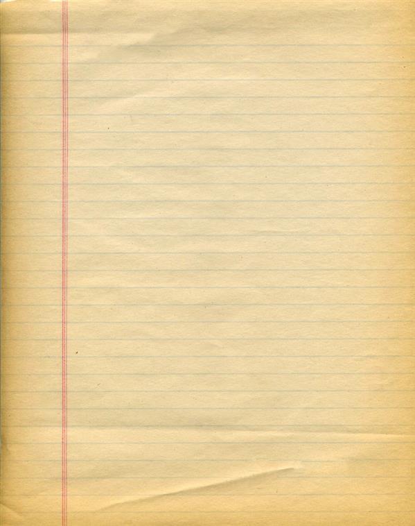 Old Notebook Paper Background Texture