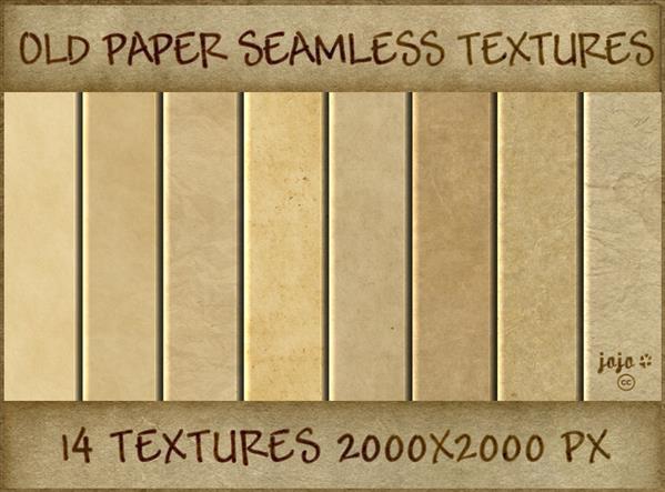 Vintage paper seamless textures pack