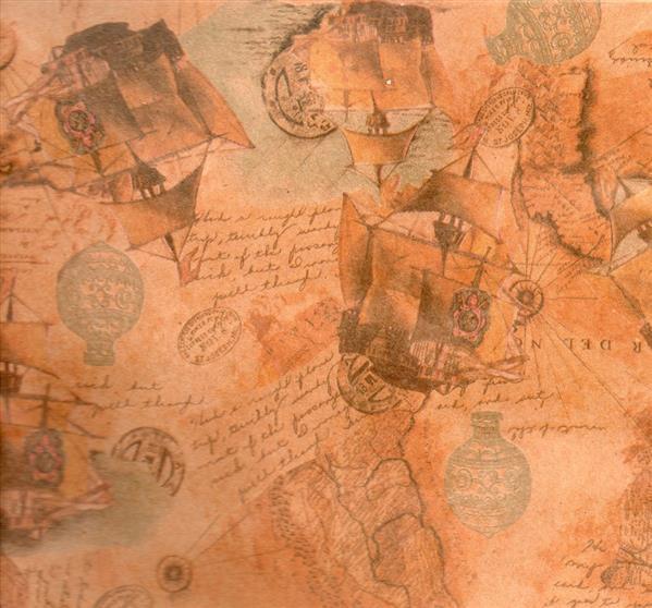 Vintage Map on Paper Texture