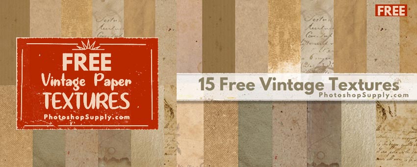 15 Free Vintage Paper Textures