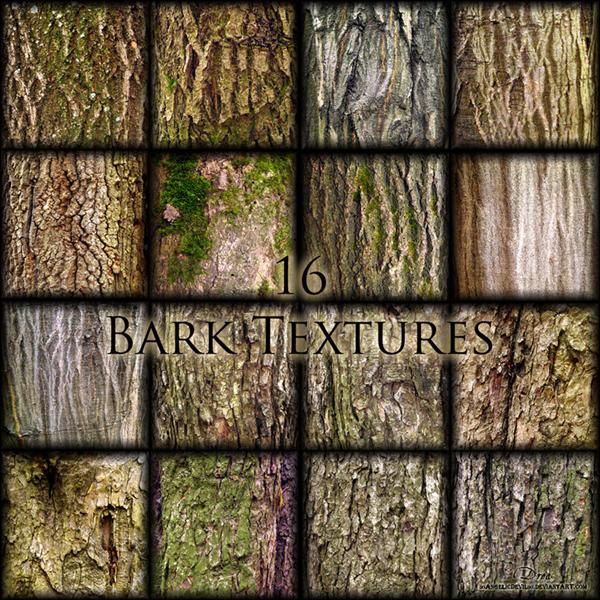 Bark
 textures Photoshop