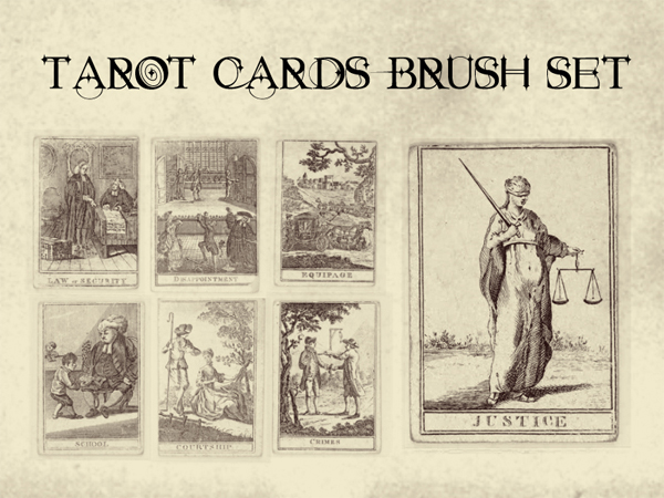 Tarot
Cards Brush Set by bclock photoshop resource collected by psd-dude.com from deviantart