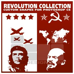 Revolution Photoshop Custom Shape Collection by psd-dude.com from DeviantART