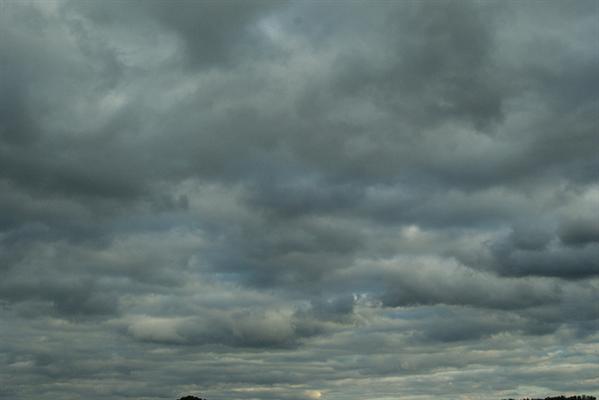 Rainy Black Clouds Background