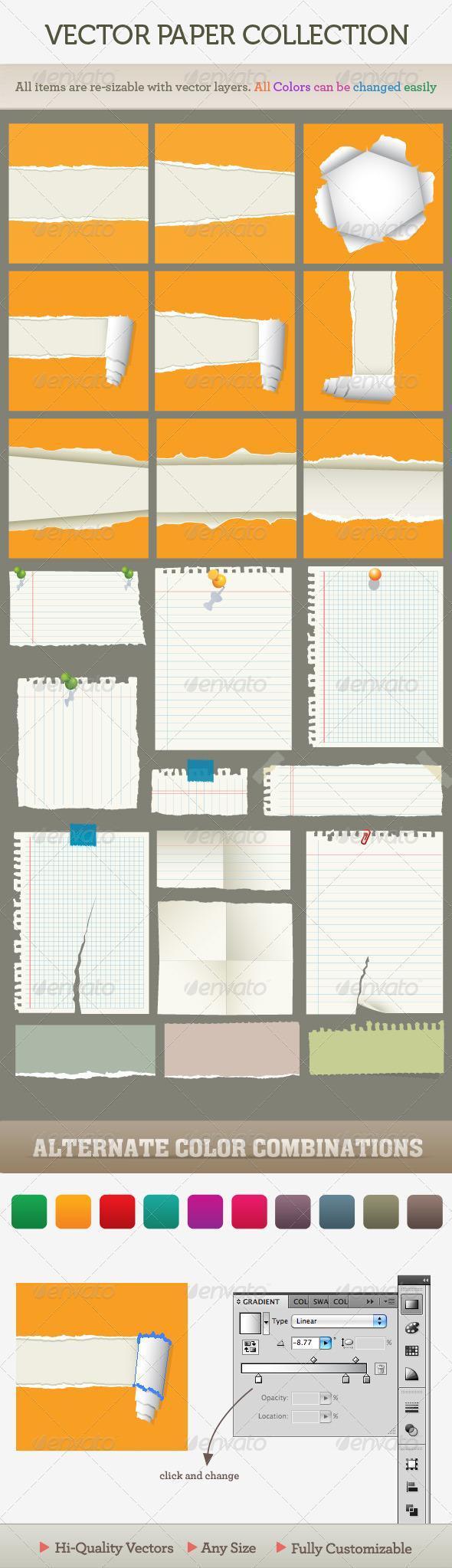 Vector Ripped Paper Notebook PSD - Premium
