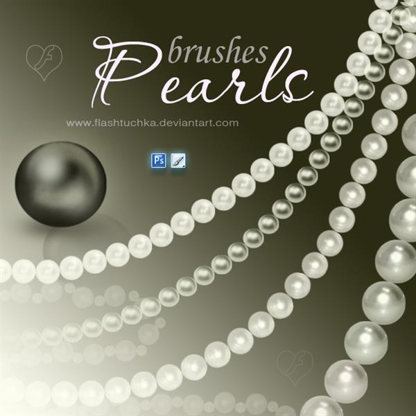 Pearl Necklace Photoshop Brushes