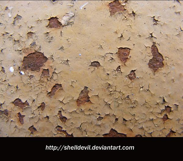 Peeling Paint and Rust by shelldevil photoshop resource collected by psd-dude.com from deviantart