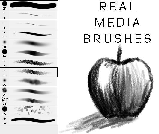 Drawing Brushes Charcoal Photoshop