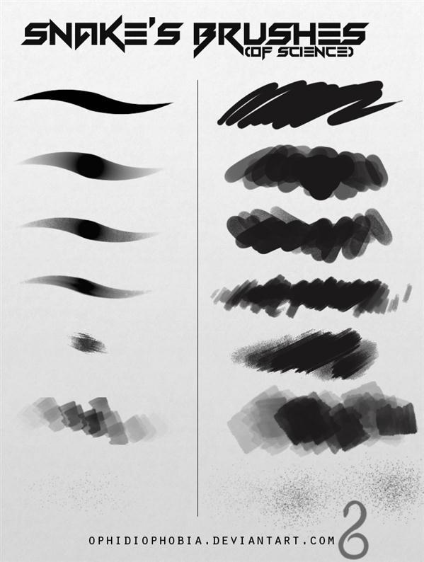 Painting Charcoal Brushes