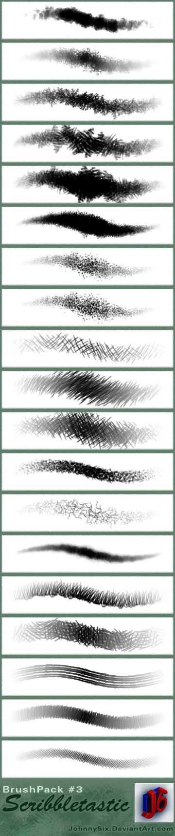 Scribble Photoshop Brushes