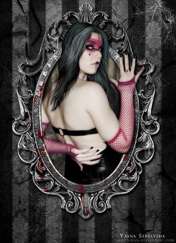 Horror Mirror Frame in Photoshop