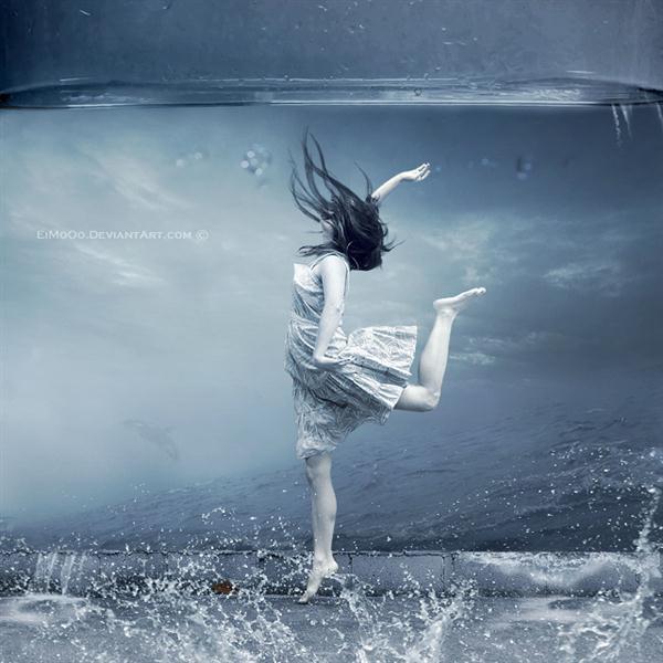 Unwanted Wish Underwater Photo Manipulation