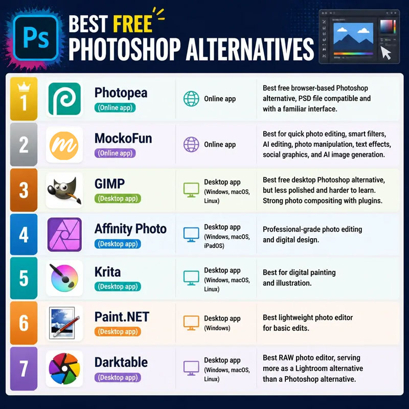 Photoshop Alternatives