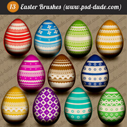 <span class='searchHighlight'>Easter</span> Photoshop Egg Brushes psd-dude.com Resources