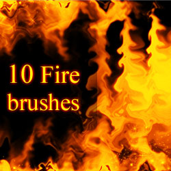 <span class='searchHighlight'>Fire</span> Brushes psd-dude.com Resources