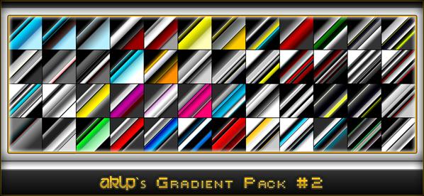 AKLPs
 Gradient Pack 2 by AKLP photoshop resource collected by psd-dude.com from deviantart