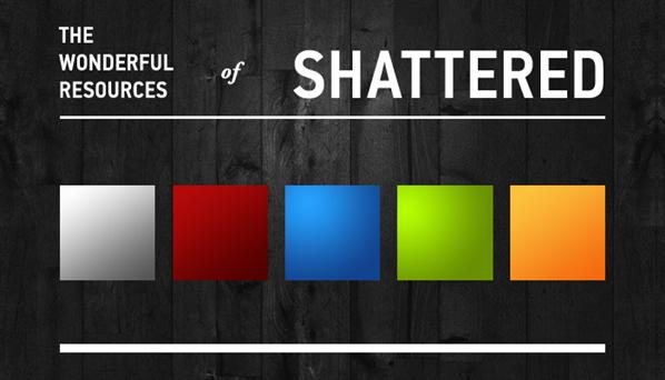 Shattereds
 Gradients by shattereddesigns07 photoshop resource collected by psd-dude.com from deviantart