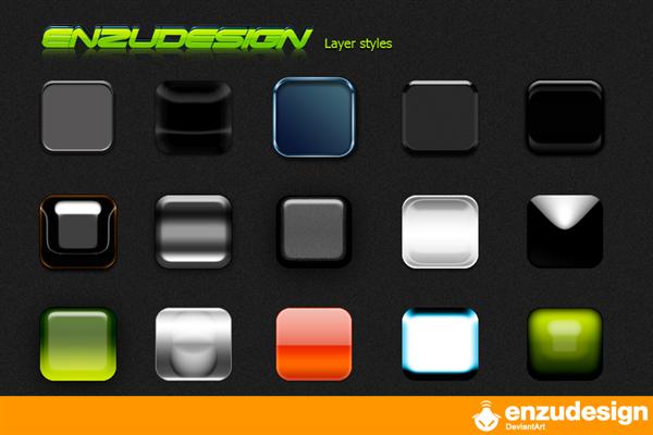 Style
 Pack enzudesign 2008 by badboythemer photoshop resource collected by psd-dude.com from deviantart