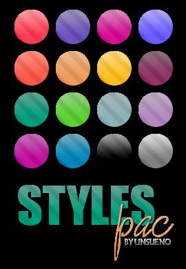 Styles
 Pac 6 by unsueno photoshop resource collected by psd-dude.com from deviantart