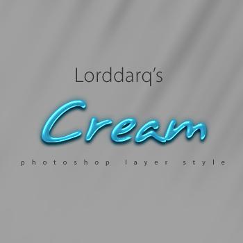 The
 cream style by lorddarq photoshop resource collected by psd-dude.com from deviantart