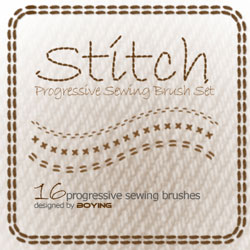 <span class='searchHighlight'>Stitch</span> Photoshop Brushes psd-dude.com Resources