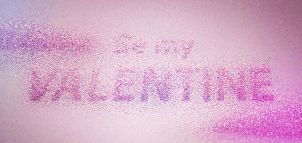 Create an Animated Glitter Valentines Day Text Effect