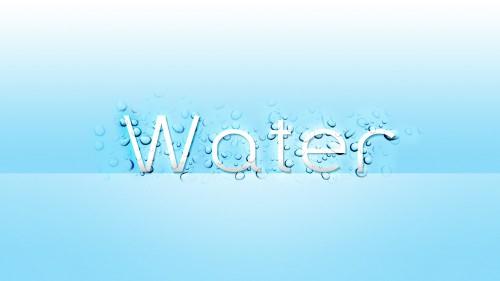 Sleek text effect with water drop texture in Photoshop