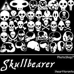 PS7Skullbearer
 brushes by ihearttoronto photoshop resource collected by psd-dude.com from deviantart
