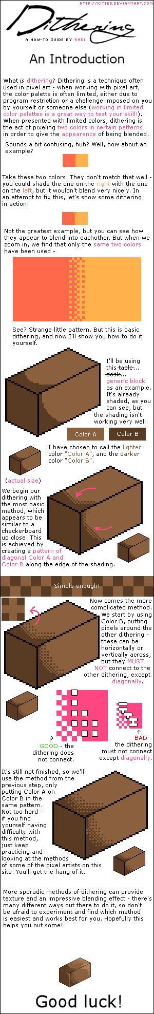 Dithering in Pixel Art Basics Tutorial