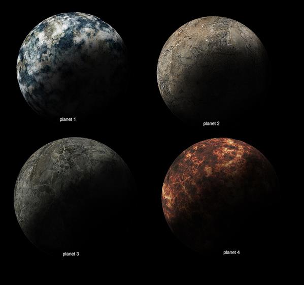 Planet Texture Pack by bloodyslash photoshop resource collected by psd-dude.com from deviantart