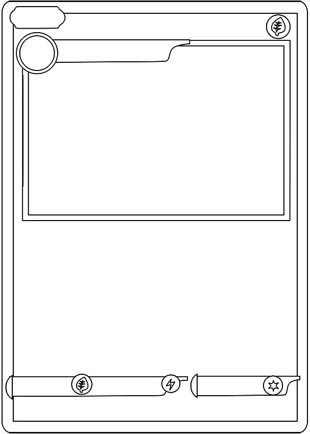 Pokemon Card Outline