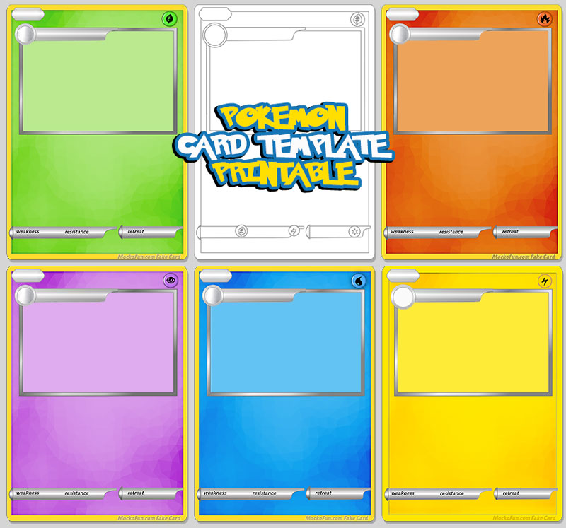 Pokemon Card Coloring Pages Blank 2025 